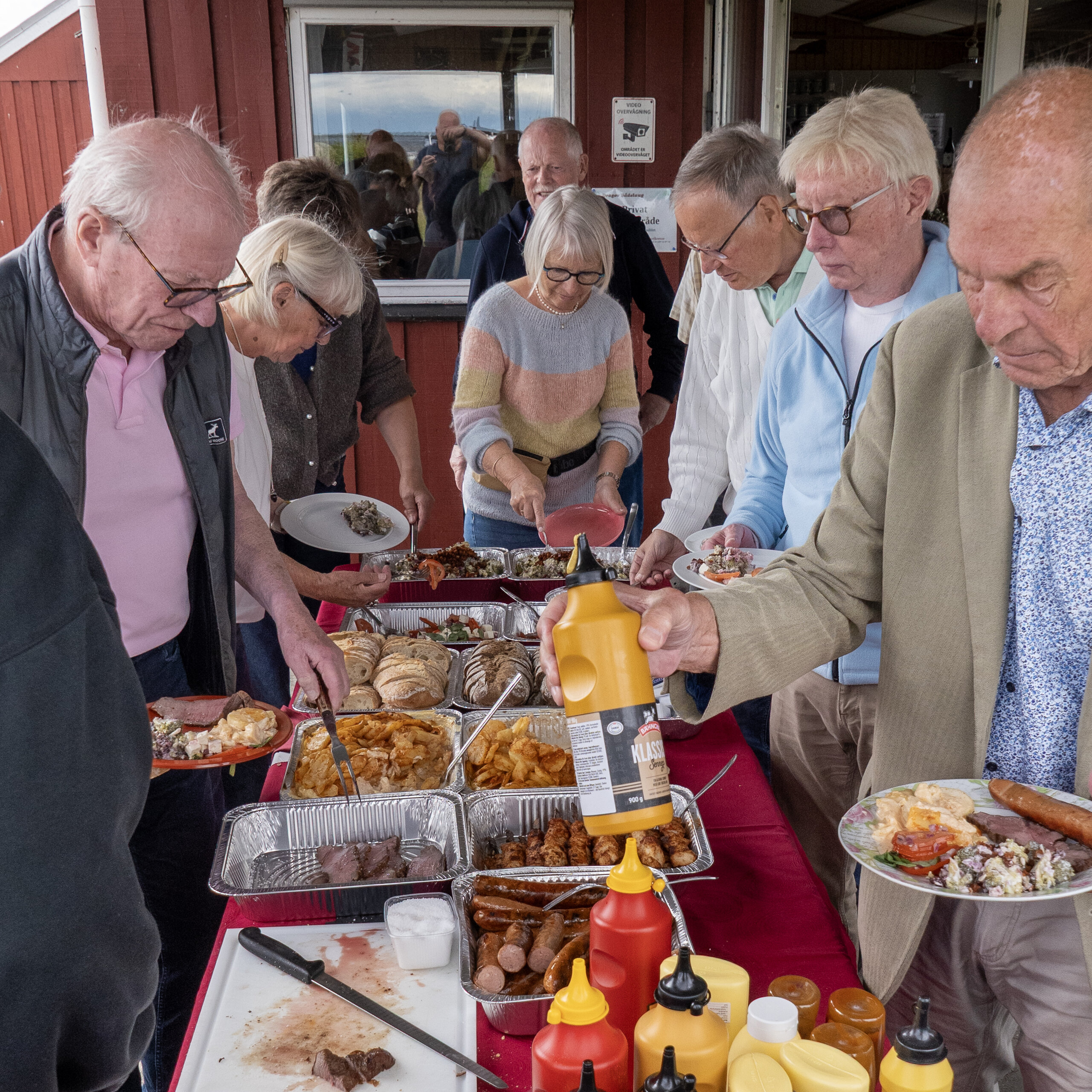 Borgerforeningen festede på havnen
