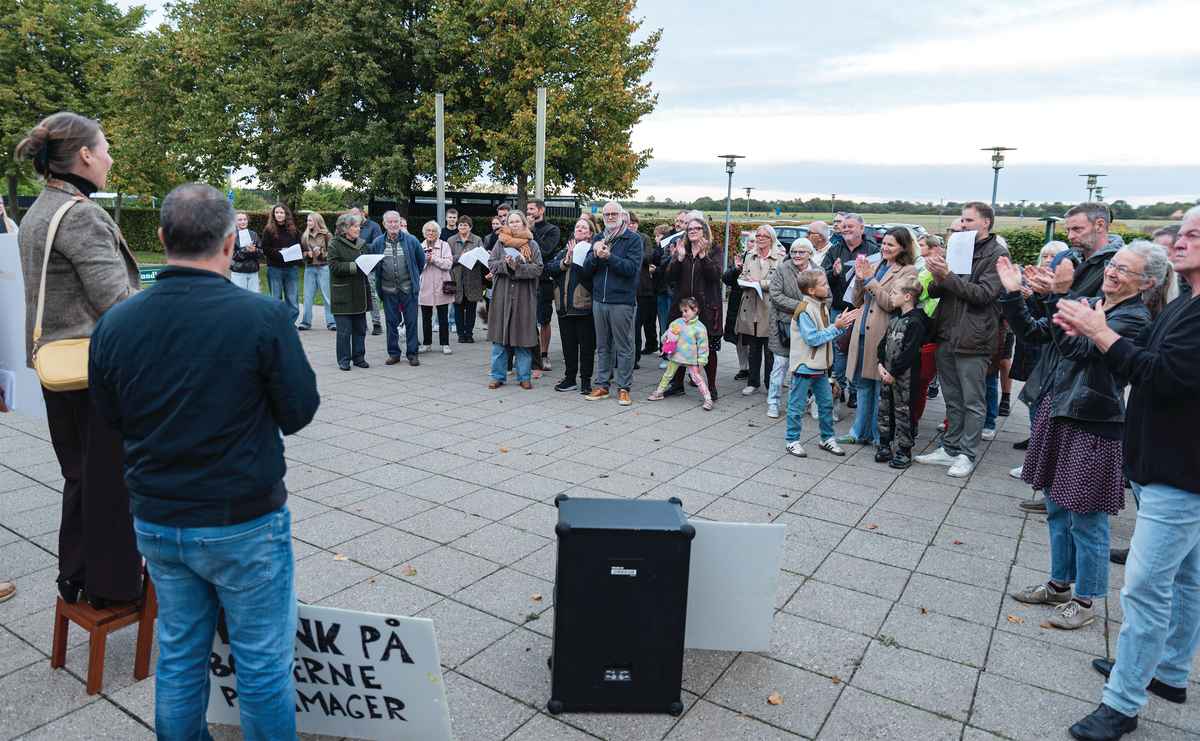 Demo: Vi deler bekymring for vores fælles by