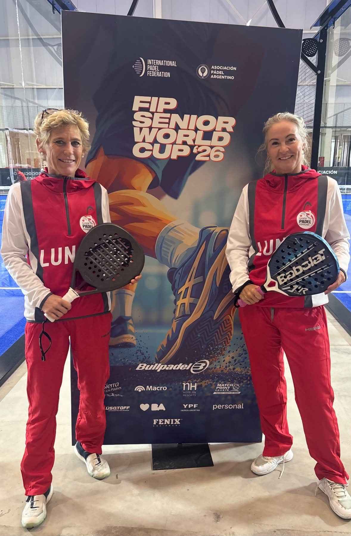 Fra Dragør til Argentina: Mette og Estelle spillede VM i padel